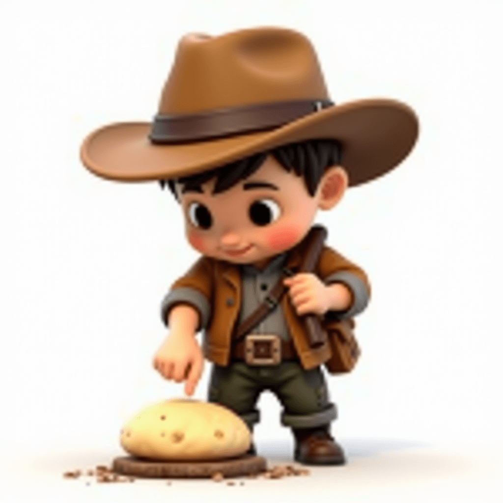 Drake the Explorer poking bread dough with one finger to test proofing level