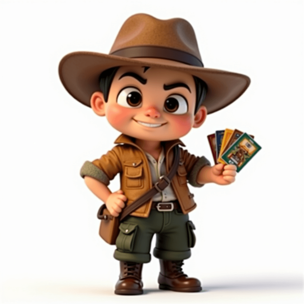 Drake the Explorer holding dice, about to roll for Catan resources