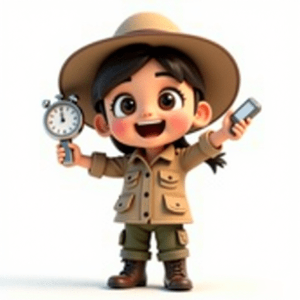Scout with stopwatch choosing the right timer for your website